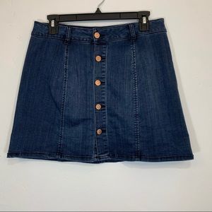 Celebrity Pink - Button Down Skirt